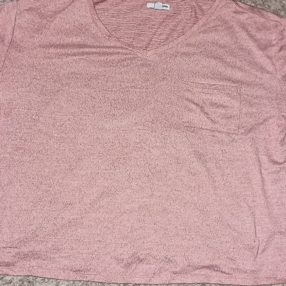 Sonoma T-shirt Women's‎ Size XXL Color Pink Soft Comfortable Mom Relax Pocket